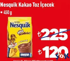 NESQUİK KAKAO TOZ İÇECEK 450 G